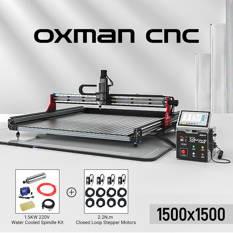 BulkMan3D 1500x1500 OX MAN CNC - Ddcs V4.1 4 Axis Cnc Offline Controller review and price