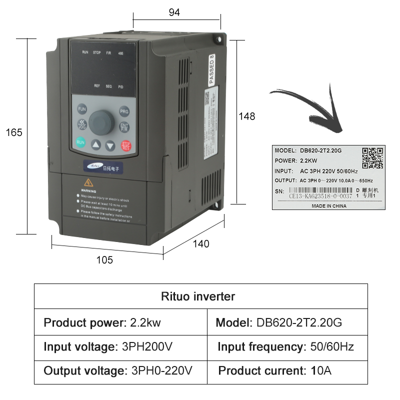 2.2kw Water-Cooled Spindle Kit - 2.2Kw Water Cooled Spindle Kit Vfd review and price